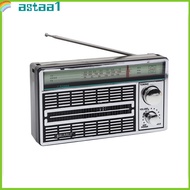 sat AM FM SW Radio With Telescopic Antenna Knob Adjustment Radio Speaker Battery Operated Portable Radio Player Best