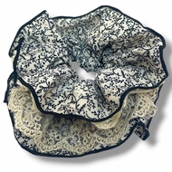 HAIRSTORY 6035 Large Scrunchies W/Lace