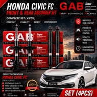 HONDA CIVIC TEA FC (FRONT & REAR) ABSORBER | ABSORBER GAB | SHOCK ABSORBER SET