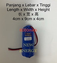 Solar LED Rechargeable Lifepo4 32650 Battery with BMS 3.2V
