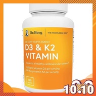 Dr. Bergs D3  K2 Vitamin D3 K2 Supplement w Purified Bile