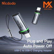Mcdodo OT-2450 USB-C to USB-C Adapter – Automatically disconnects charging to protect the battery
