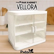 VELLORA 3-Tier Aesthetic Multipurpose FOOD CABINET/ 3-Tier Multipurpose Shelf and Storage/