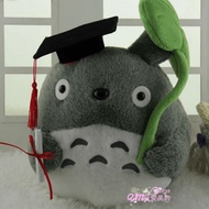 Graduation Totoro Doll Dr. Cap Totoro Doll Ragdoll Graduation Gift Totoro Doll