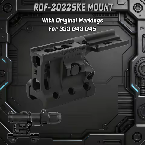 EvolutionGear RDF-20225KE Hybrid Mount - CNC Machined Quick Release, Anti-Vibration Fit Red Dot & G3