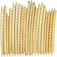 Brass Guitar Fret Wires 20Pcs - 2.0mm Fret Wire Set for Folk Wooden Guitars