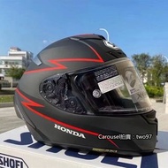 SHOei X14安全帽全罩機車頭盔本田黑紅摩托男女情侶全盔四季騎士保暖通風透氣防摔保護公路重機騎乘賽車跑盔彩鏡片·代購