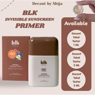 BLK COSMETICS INVISIBLE SUNSCREEN PRIMER Decant/Tester/Takal size