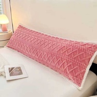 1pc Pillowcase Flannel 48x120/48x150/48x180 Cushion Cover Rectangle Pillowslip Soft Pillow Case наво