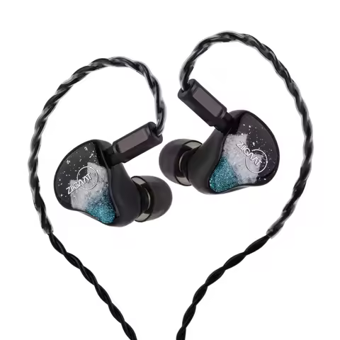 Linsoul ZiiGaat Horizon 1DD + 2BA + 2 Planar Tribrid IEM Earphones Natural Tonal Balance with Custom