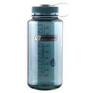 【傑克大山】美國Nalgene1000cc寬口水壺-軍藍色-最高品質醫療用容器耐熱不含雙酚A不漏水-登山健行休閒運動