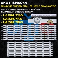 Backlight TV SAMSUNG 55 Inch UA55HU7100 UA55HU7200 UA55HU7800 2014SVS55-CURVED-3228-L08-REV1.3 LM41-