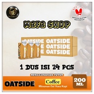 Oatside Mini Coffee Oat Milk | Uht Box Coffee Wheat Milk | Caps - 200ml (Carton Packaging)