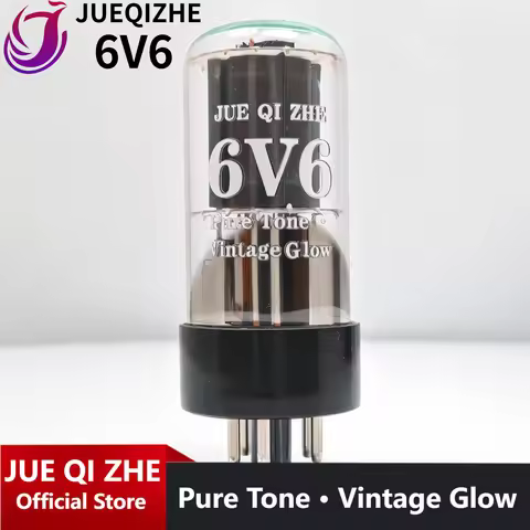 JUEQIZHE 6V6 Vacuum Tube Replace 6V6GT 6P6P 6F6 for Tube Amp Guitar Speaker Hifi Upgrade Audio Ampli