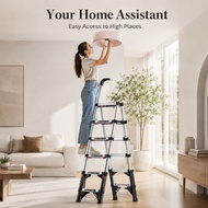 Home Folding Telescopic Multi-Purpose Aluminum Thickened Step Ladder