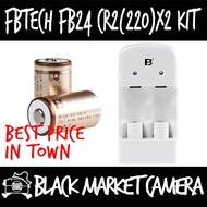[BMC] FBTech FB24 USB Dual Charger (For CR2/CR123A) + CR2 Rechargeable Battery x2 Kit
