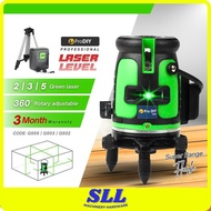 2 Baris 3 Baris 5 Baris Tahap Laser Hijau 360 °   Talian Aras Lazer Automatik Rotary Boleh Laras G50