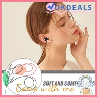 OKDEALS Earplugs Cord Silicone Loop, Travel Safety Earplug Lanyard,  Rope Anti-lost Double ring Conn