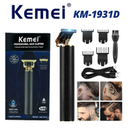 Kemei KM-1931D Alat Cukur Rambut Elektrik Profesional | Hair Clipper Barber Pria | USB Rechargeable