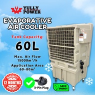 YULLY POWER 60L Tank Evaporative Air Cooler 15000m3/hr Air Flow [YP120M]