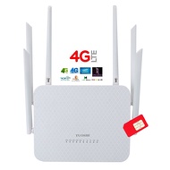 4G CPE Wifi Router 1200Mbps 2.4+5GHz Indoor With Sim Card Slot