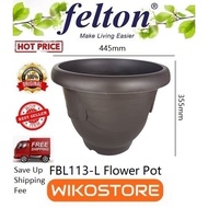 Hot Sales 🔥🔥🔥 [Wikostore]  Felton FBL113 Flower Pot 17.5''Dia x 14''H (L)