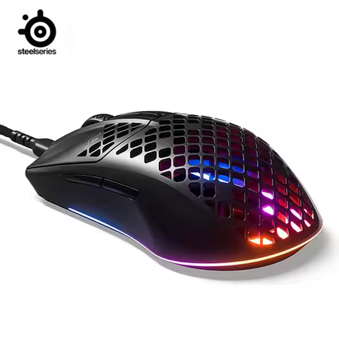 SteelSeries Aerox 3 Wired Gaming Mouse 8500 CPI TrueMove Core Optical Sensor Ultra-lightweight Water