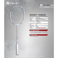 FELET Sport Force White Series Badminton Racket , 4U MAX TENSION 40LBS