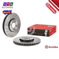 จานเบรคหน้า BENZ E-CLASS W211 S211 E240 E280 E320 E500 S-CLASS W220 S430 S500 2002-2009 4-matic D09