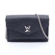 【二手】路易威登LOUIS VUITTON單肩包 Pochette Lockme Chain M63471 黑色皮革 Pochette Lockme Chain 女士