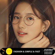 【READY STOCK】Anti Blue Eyeglasses Myopia Eyeglasses Minus0°~-400° Eyeglasses Korean Fashion Round Me