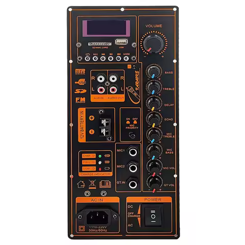 Super Quailty AC 12/110-220V Digital Bluetooth Stereo 150W Amplifier Board for 6-18 Inch Speaker Gui