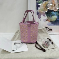 Hermes愛馬仕picotin14 小花菜籃 錦葵紫 U刻 S皮 閒置 有購證