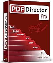 PDF Director Pro – Comprehensive PDF Editor Software for Windows 11, 10, 8 and 7 – Edit, Create, Scan and Convert PDFs – 100% Compatible with Adobe Acrobat