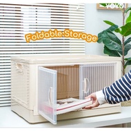 Plastic folding cupboard/folding box/storage box