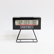 PUTIH Desk Clock/Digital Clock Seiko Qhl072W White Original