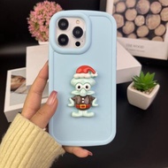 Phone Case Suitable for IPhone 11 12 Pro Max X XR XS MAX 7 Plus 8 Plus IPhone 13 Pro Max IPhone 14 Pro Max IPhone 15 Pro Max Soft 14 Pro Cartoon Christmas Octopus Accessories