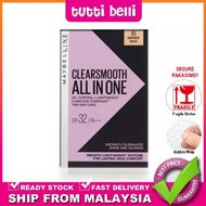 [Shop Malaysia] maybelline clear smooth all in one oil control lightweight flawless coverage two way cake compact powder