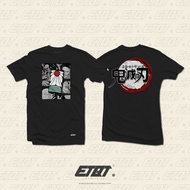 ETQT Earing Front | Demon Slayer | Anime Tshirt for Men & Women | Unisex