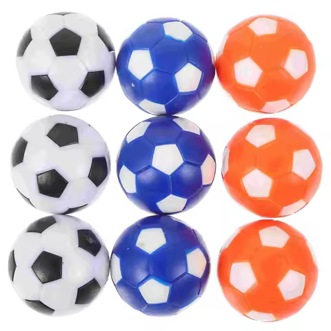 9Pcs 28Mm Mini Desk Game Balls Hips Color Foosball Replacement Table Football Accessories Soccer Gam