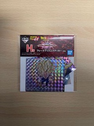 (中國版)一番賞 DRAGONBALL Z DRAGONBALL GT 龍珠Z 龍珠GT 經典對戰組合 H賞 閃卡貼紙