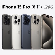 全新未拆 APPLE iPhone 15 Pro 128G 6.1吋 黑白藍原色 鈦金屬 台灣公司貨 保固一年 高雄面交