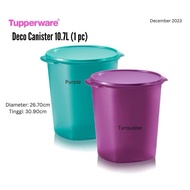 TUPPERWARE DECO CANISTER 10.7L | Tong keropok | Tong kerepek