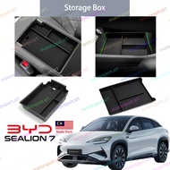 [READY STOCK] BYD Sealion 7 Armrest Storage Box Front Tray Center Console Waterproof for BYD Sealion
