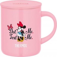 日本Thermos杯膳魔師 米妮老鼠 杯真冷暖保溫杯連蓋 Thermos Minnie Mouse 保溫杯膳魔師保溫杯啤酒杯咖啡杯 (Pink) 350ml -平行進口