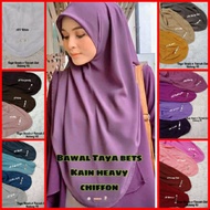 Instant Khimar Bawal Taya Beads Bidang 50 Faezah Elai Borong di pakai bersama baju kurung