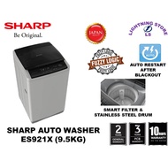 SHARP FULLY AUTO WASHING MACHINE 9.5KG ES921X