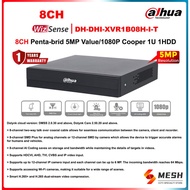 Dahua 8CH 5MP Full HD CCTV DVR DH-XVR1B08H-I/T – P2P Remote View, 2-Way Audio, TVI CVI AHD IP, Mobil