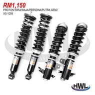 HWL Adjustable Absorber ** PROTON WIRA WAJA PERSONA HWL XS Hi Low Bodyshift Sport Absorber [100% NEW] [100% ORIGINAL]