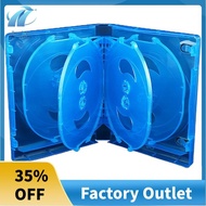 CD Storage Box 10-Piece Pack CD Case Plastic Double-Sided CD Storage Car CD Case Thickened DVD Case,